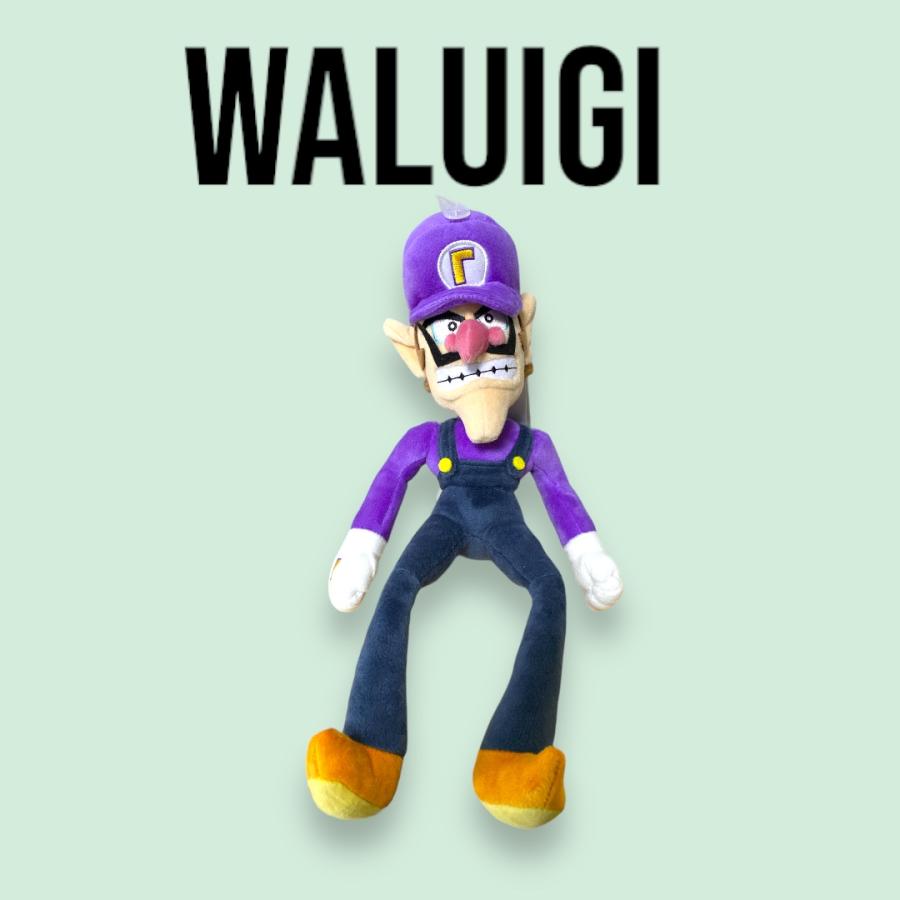 スーパーマリオ ワルイージ ぬいぐるみ Waluigi stuffed toy Super Mario 人形 |  | 02