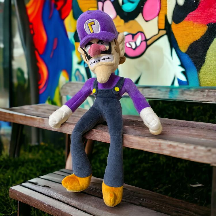 スーパーマリオ ワルイージ ぬいぐるみ Waluigi stuffed toy Super Mario 人形 |  | 04