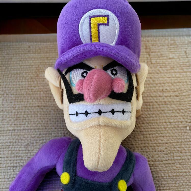 スーパーマリオ ワルイージ ぬいぐるみ Waluigi stuffed toy Super Mario 人形 |  | 05