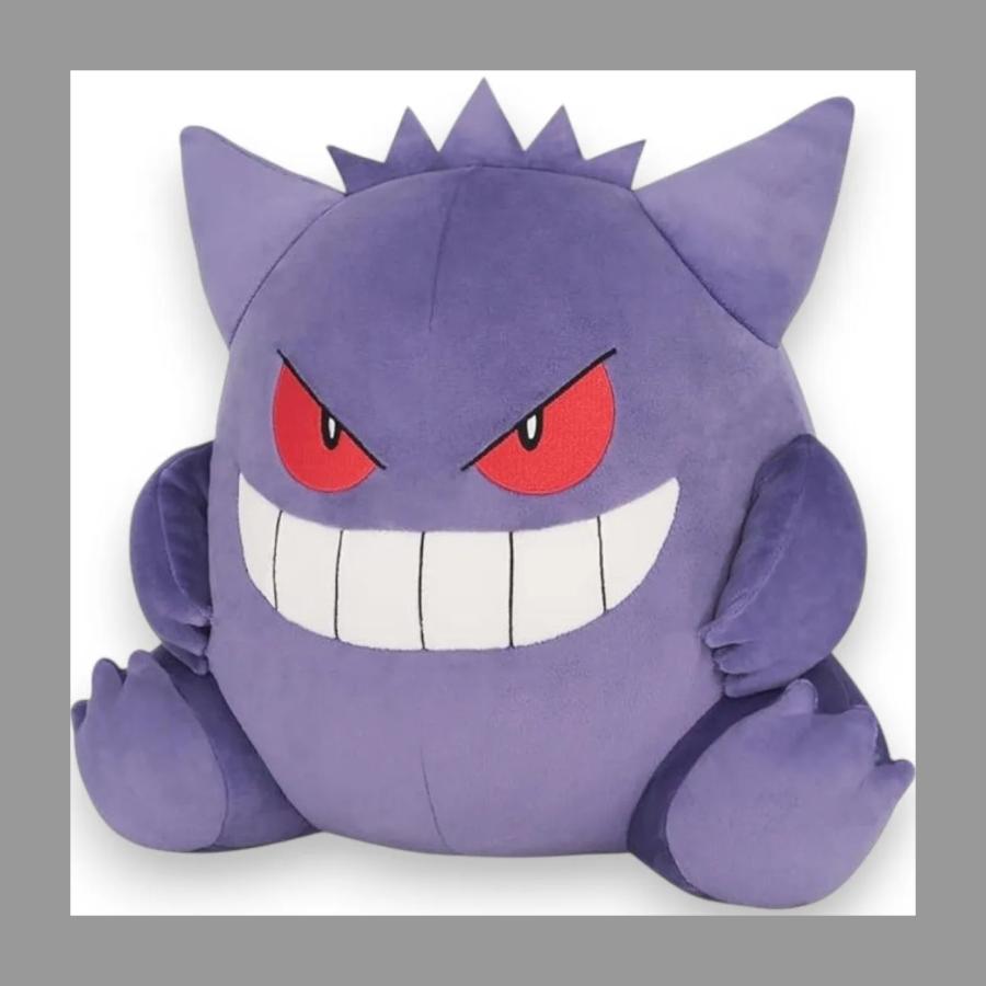 三英貿易 ポケットモンスター ぽてはぐクッション ゲンガー ぬいぐるみ H31×W32×D29cm 665g | 