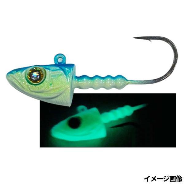 Nishine Lure Works ニシネルアーワークス Nishine ニシネ スメルトヘッド 1/8oz(#1) ブルーバックチャートグロー