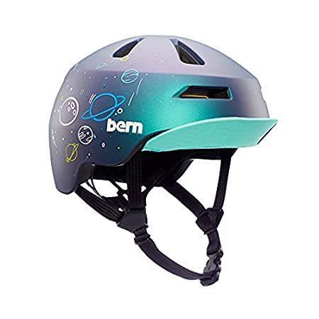 新品未使用　bern 水色ヘルメット Lサイズ BERN ( バーン ) キッズ用ヘルメット NINO ( ニーノ ) メタリック
