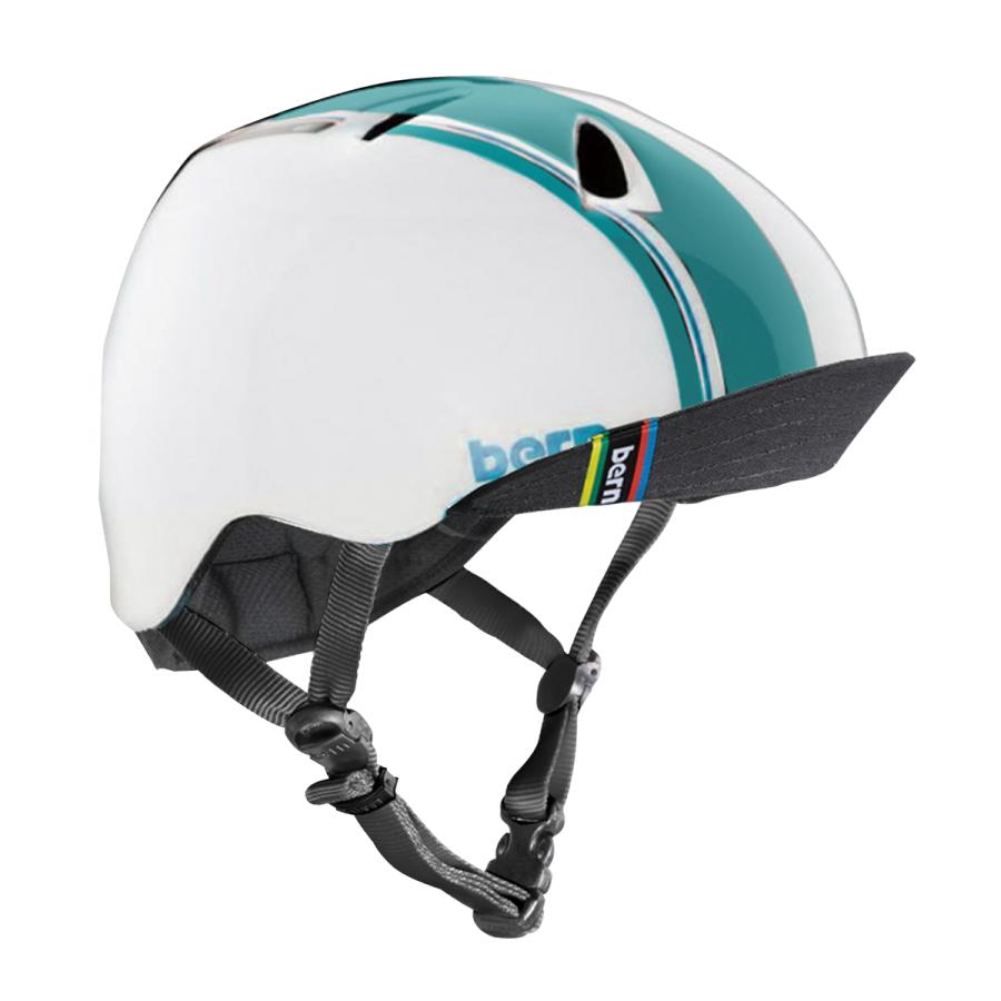 bern バーン 軽量 キッズヘルメット NINO ニーノ Matte White Racing