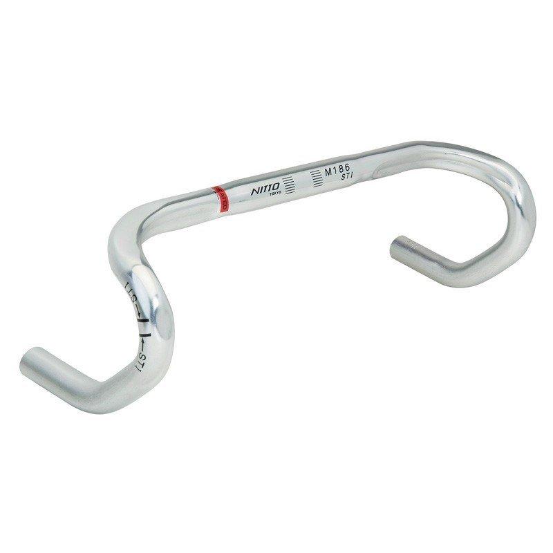 NITTO m186STI 420mm ハンドル NITTO ニットー M186 STI ドロップハンドル 420mm シルバー : FIND