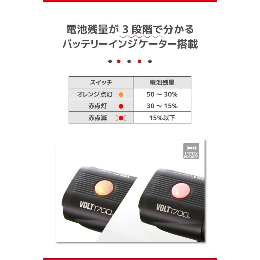 CAT EYE キャットアイ 高輝度LED USB充電式 ヘッドライト HL-EL1020RC VOLT1700｜find-shop｜06