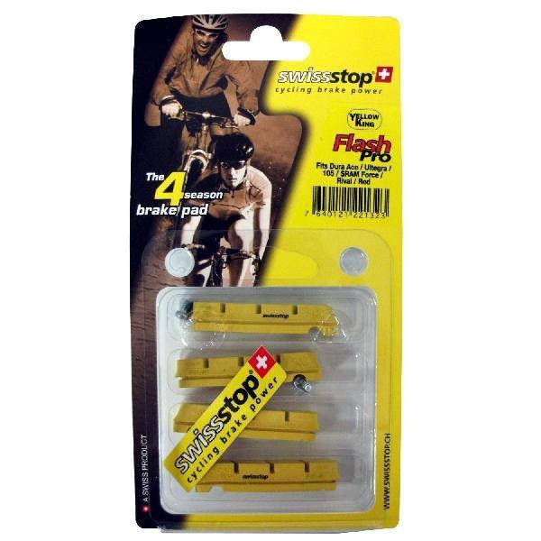 SWISSSTOP スイスストップ FLASH-PRO ブレーキシュー Yellow King 4個
