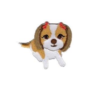 犬、シーズーワッペン 刺繍アイロンワッペン 犬（シーズー）仔犬 : FIND Corp. - 通販