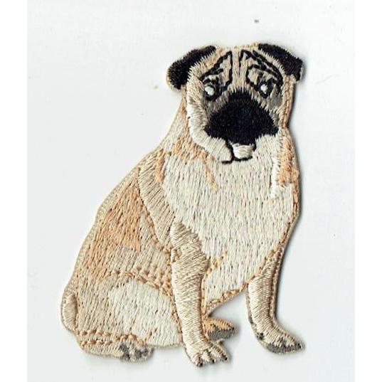 ライオンパグ(完全1点もの) 刺繍アイロンワッペン犬（パグ） : FIND Corp. - 通販 - Yahoo