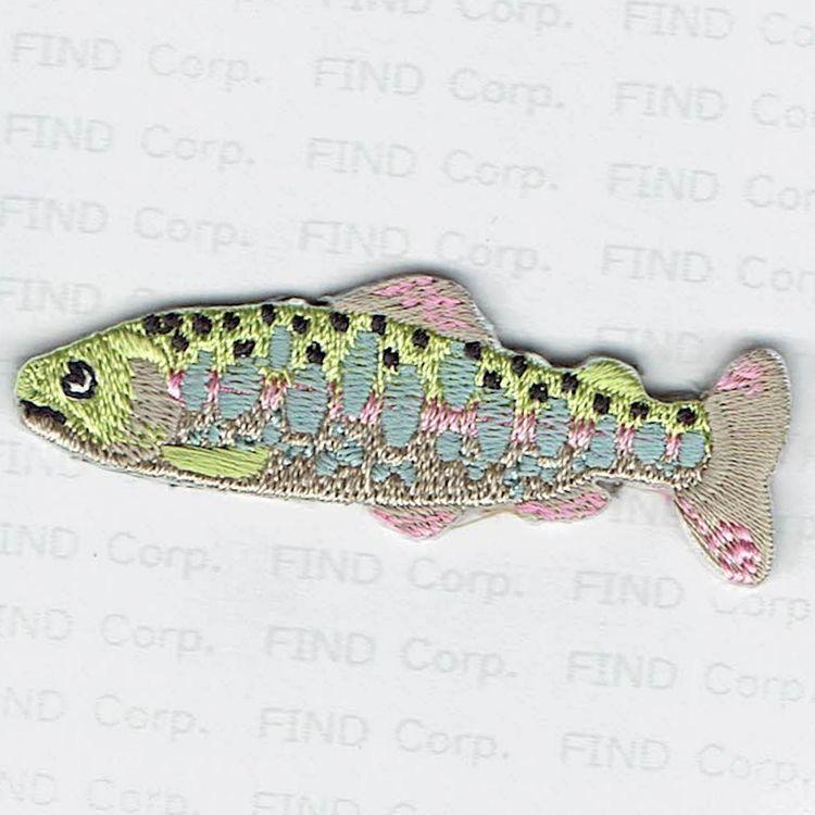 刺繍アイロンワッペン魚（アマゴ） : FIND Corp. - 通販 - Yahoo
