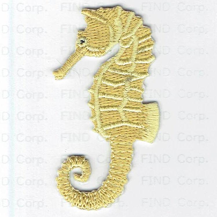 刺繍アイロンワッペン魚（タツノオトシゴ） : FIND Corp. - 通販