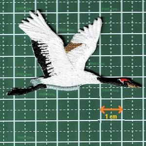 刺繍アイロンワッペン鳥（鶴／ツル） : FIND Corp. - 通販 - Yahoo
