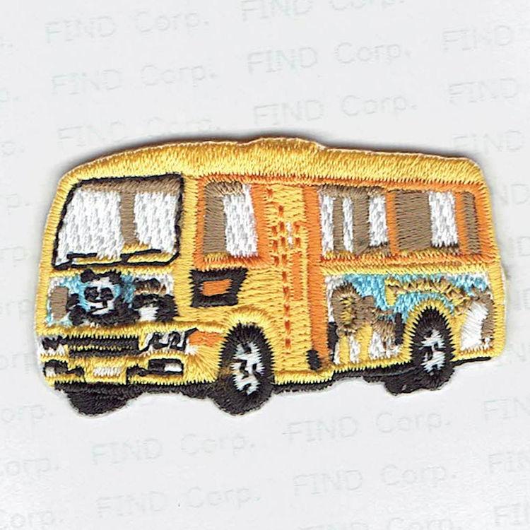 530円～】バスの乗り物お名前刺繍ワッペン☆【ミニ/大】 【530円～】バスの