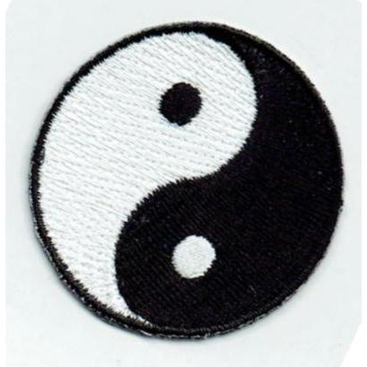 刺繍アイロンワッペン（陰陽／インヤン） : FIND Corp. - 通販 - Yahoo