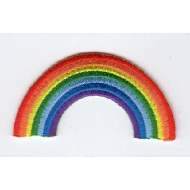 メルカリ便！アイロン 刺繍 ワッペン！セブンアップ レインボー