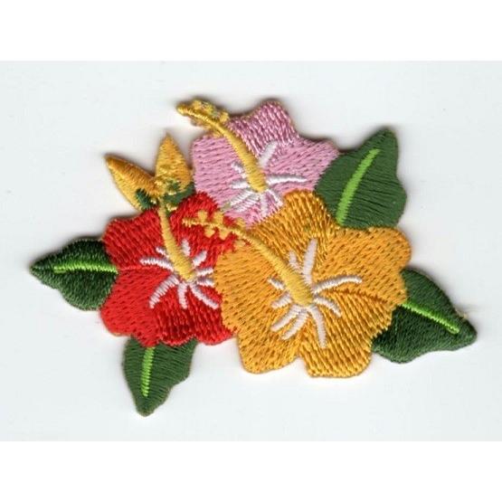 ロラライハリス　プードル　ツインテール　ハイビスカス　刺繍　セット　ワッペン 刺繍アイロンワッペン（ハイビスカス） : FIND Corp. - 通販 - Yahoo