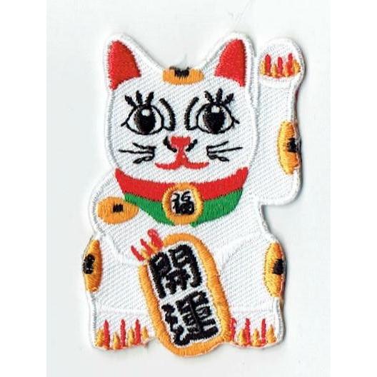 刺繍アイロンワッペン（招き猫） : FIND Corp. - 通販 - Yahoo