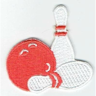 刺繍アイロンワッペン（ボウリング/ボーリング） : FIND Corp