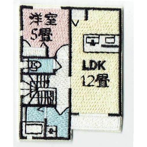 刺繍アイロンワッペン 間取り図 Fwi 194 Find Corp 通販 Yahoo ショッピング