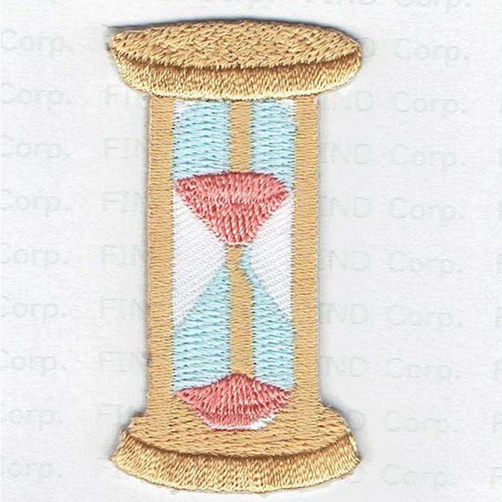刺繍アイロンワッペン（砂時計） : FIND Corp. - 通販 - Yahoo