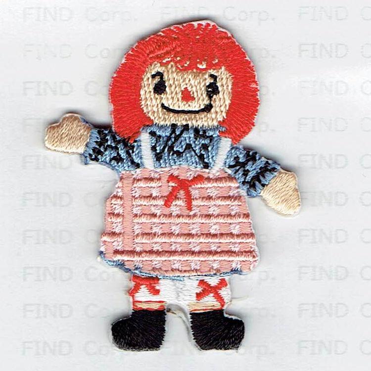 刺繍アイロンワッペン（カントリー人形） : FIND Corp. - 通販