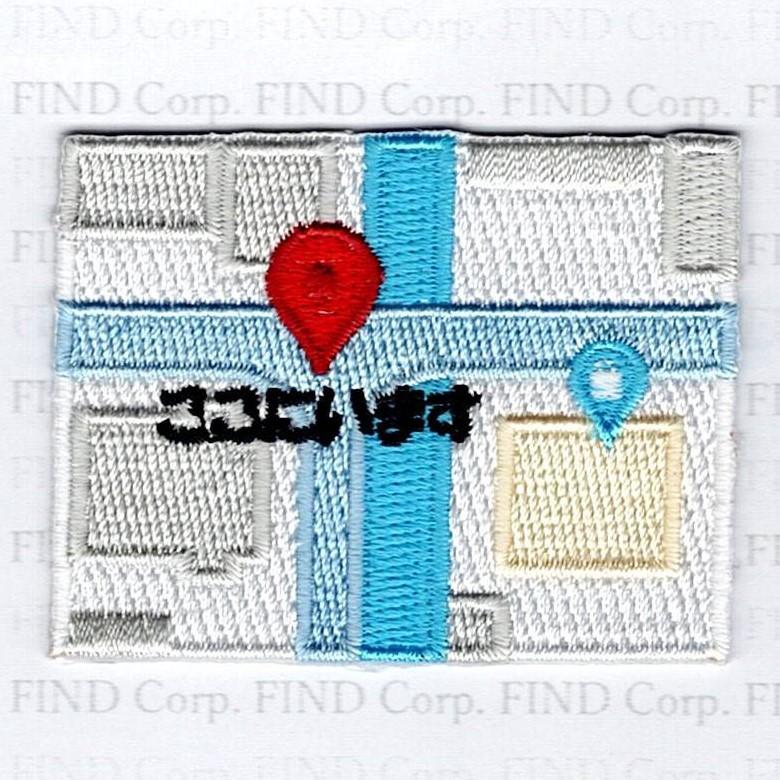 刺繍アイロンワッペン（マップピン） : FIND Corp. - 通販 - Yahoo