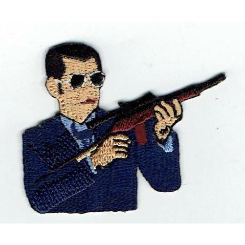刺繍ワッペン ショットガンを持つ男 Fwk 078 Find Corp 通販 Yahoo ショッピング