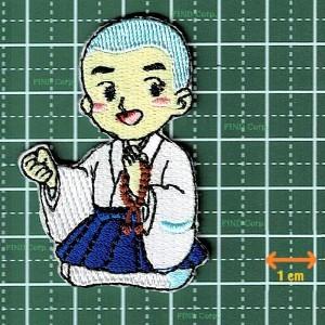 いのさんワッペン 刺繍アイロンワッペン（一休さん） : FIND Corp. - 通販 - Yahoo