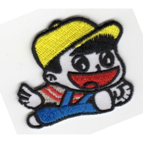 刺繍アイロンワッペン（とびだし坊や/飛び出し注意） : FIND Corp