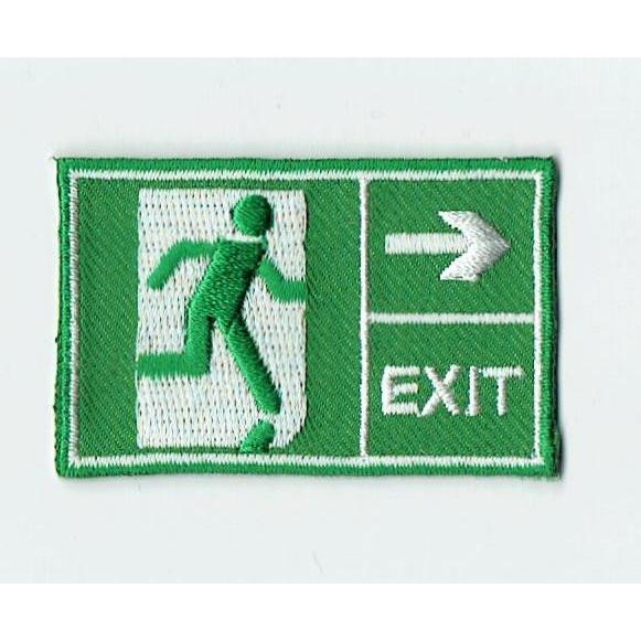 刺繍アイロンワッペン（非常口） : FIND Corp. - 通販 - Yahoo