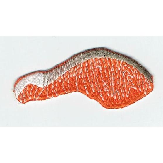【280円～】色やサイズがカスタマイズできる【刺しゅうアイロンワッペン】 刺繍アイロンワッペン（シャケ切身） : FIND Corp. - 通販 - Yahoo