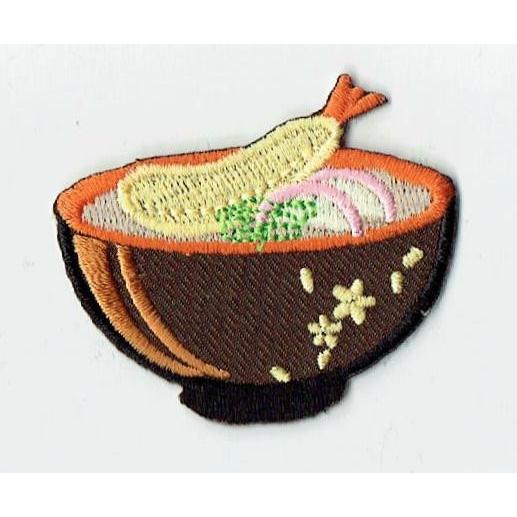 刺繍アイロンワッペン（天ぷらそば） : FIND Corp. - 通販 - Yahoo