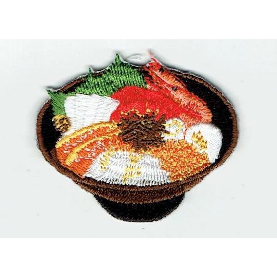 刺繍アイロンワッペン 海鮮丼 Swf 098 Find Corp 通販 Yahoo ショッピング
