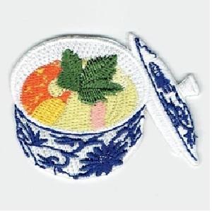 刺繍アイロンワッペン 茶碗蒸し Swf 121 Find Corp 通販 Yahoo ショッピング