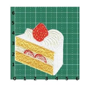 刺繍アイロンワッペン（ショートケーキ） : FIND Corp. - 通販 - Yahoo