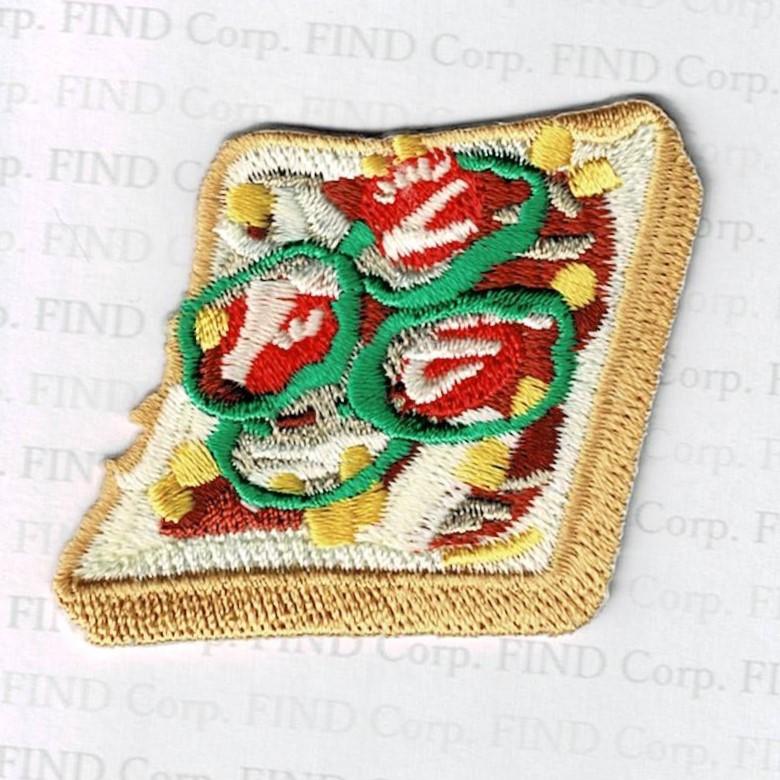 刺繍アイロンワッペン（ピザトースト） : FIND Corp. - 通販 - Yahoo