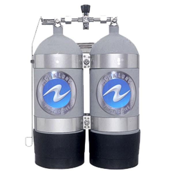 AQUALUNG 予約注文 10Lメタリコンタンクダブルブロック (ダブル AQUALUNG 予約注文 10Lメタリコンタンクダブルブロック (ダブル