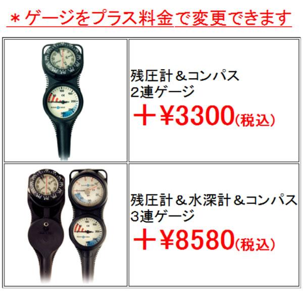 AQUALUNG（アクアラング） レギ変更可能 1連ゲージ重器材セット 9番-1 