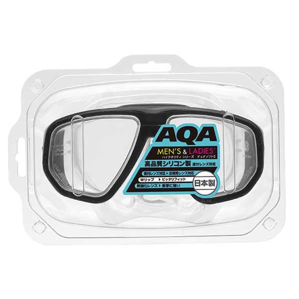 【度付き】 AQA シリコン　スキューバダイビンク用マスク　ダークグレー AQA（エーキューエー） 即日発送 在庫限り AQA KM-1101H シュノーケル