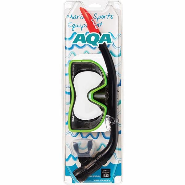 AQA（エーキューエー） シュノーケルセット 男性向け AQA KZ-9071N