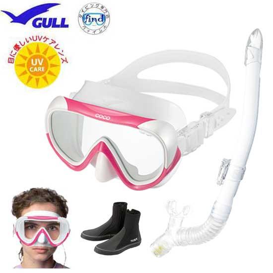 GULL ガル 軽器材セット 3点 ココ マスク レイラドライ スノーケル