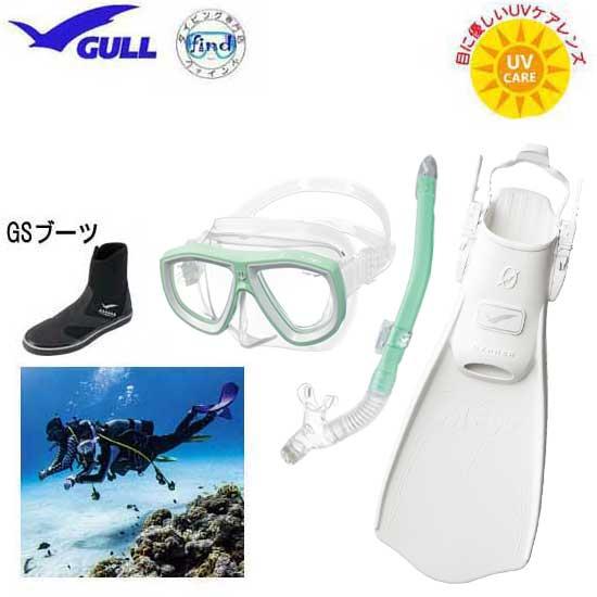 GULL ダイビング 軽器材 4点 セット ランツェ カナールドライ レイラ 