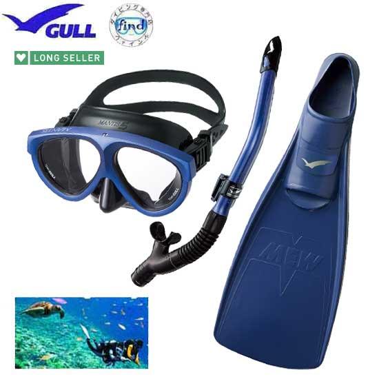 GULL ガル ミューフィン ダイビング 3点セット マンティス5