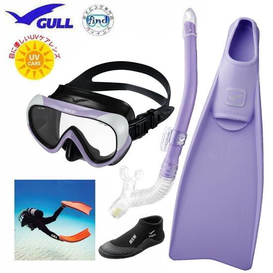 GULL（ガル） レディース 4点セット ココ マスク レイラドライSP