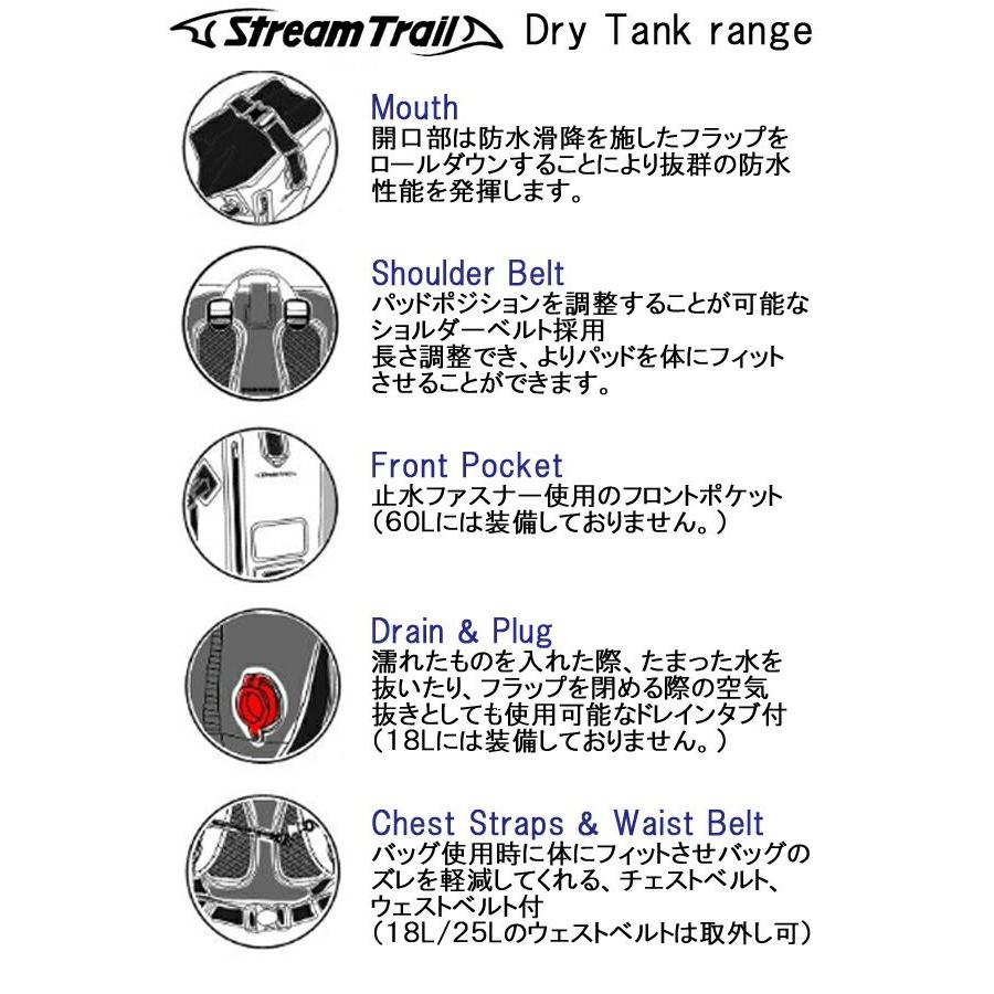 ストリームトレイル バックパック (リュック） DRY TANK 40L TWOtone ドライタンク ツートン  ウォータープルーフバッグ  40リットル｜find｜04