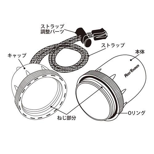 *REEFTOURER* RA101  ウォーターカプセル　小銭、カギなど入れる防水ケース  リーフツアラー｜find｜06