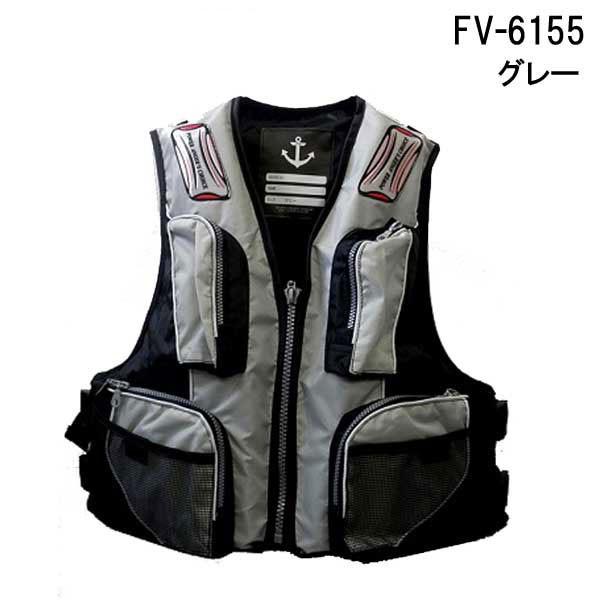 FINE JAPAN ライフジャケット FV-6155 フィッシングベスト 笛