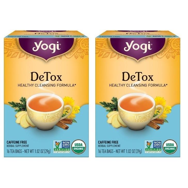 送料無料 [お得な2個セット] ヨギティー Yogi Tea デトックス 16袋｜findgoodusa