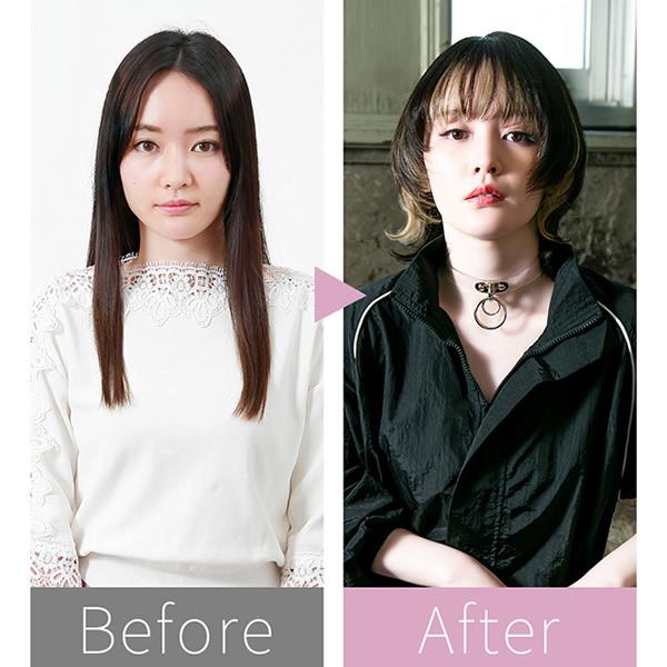 おまけ付き プリシラ オールウィッグ マッシュウルフミディ A-710耐熱