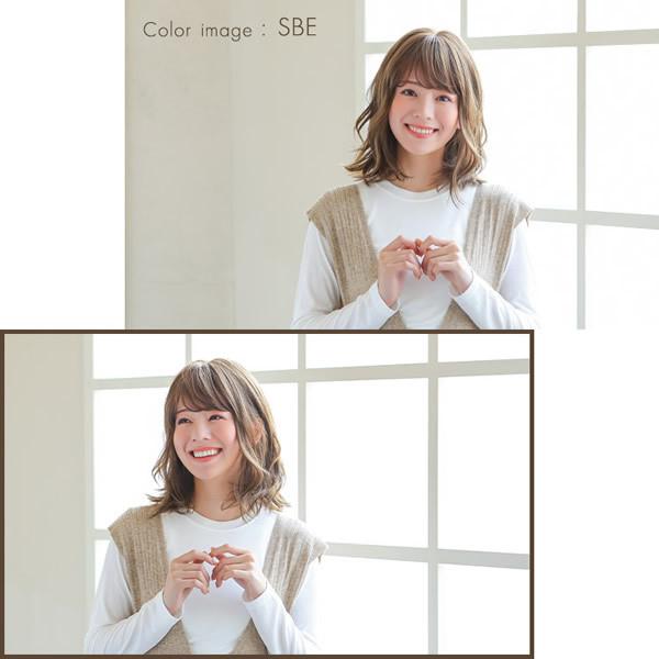 おまけ付き アクアドール ヴィーナス リーブルミディ [pw120] (送料無料) ウイッグ ミディアム フルウィッグ 医療用 手植え かつら 総手植え 自然 耐熱_4