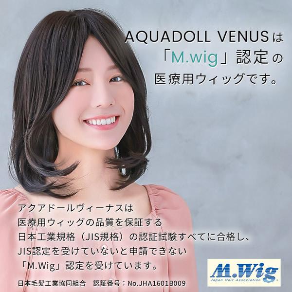 おまけ付き アクアドール ヴィーナス ユーフォリアミディ [pw207] (送料無料) AQUADOLL ウィッグ ミディアム フルウィッグ 医療用 耐熱 wig ウイッグ_1